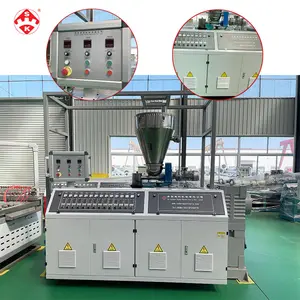 New Twin Screw Extruder Machines for PVC WPC Panel Board for Interior House Decoration Wall Ceiling for Plastic Industries