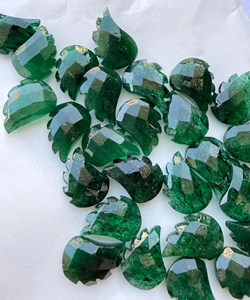 ลูกปัดหินอะเวนจูรีนสีเขียวธรรมชาติขนาด11*6มม. สำหรับทำเครื่องประดับอัญมณีขัดเงาสูง - Product Image 2