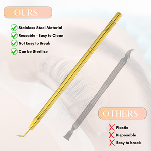 Outils d'extension de cils en gros Tiges de levage de cils en acier inoxydable Soulever et séparer les cils en acier inoxydable japonais - Product Image 6
