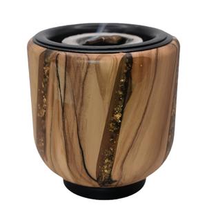 New Arrival Decorative Design Wooden Resin Epoxy Resin Incense <b>Bakhoor</b> <b>Burner</b> for Home Decor From India - Product Image 4