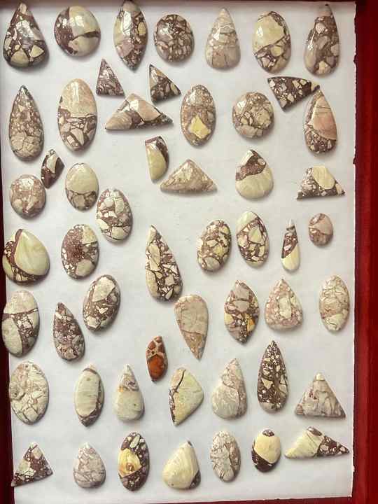 Australian Natural Mookaite Cabochon Semi-Precious Gemstone for Jewelry Making with Bracketed Mookaite Wholesale Price Gemstone,