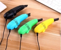 Keyboard Komputer USB Asrama Mahasiswa, Vacuum Cleaner Mini Plastik Kecil, Notebook, Mini Powerful Double Head, Penghisap Debu dan Abu