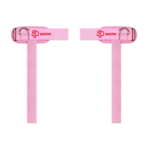 Sangles de levage personnalisées avec logo et anneau en D pour l'haltérophilie, l'entraînement, le CrossFit, la gym, la musculation, avec coussinet en néoprène - Product Image 3