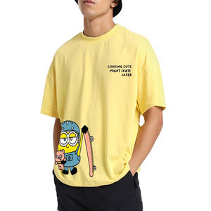 Camisetas Unisex con Estampado Personalizado, Estilo Holgado, Serigrafía, Camisetas de Algodón para Hombre y Mujer - Product Image 3