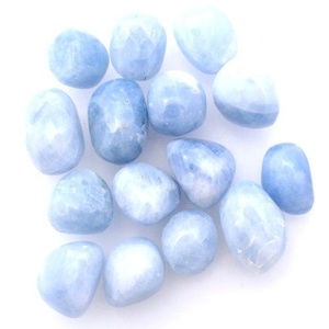 Pierre dégringolée calcite bleue cristal naturel dégringolé guérison en vrac galet agate pierres précieuses reiki chakra pierre naturelle en gros en vrac - Product Image 2