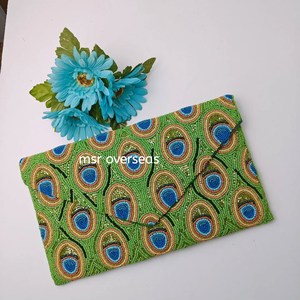 High Quality Vintage India Party Clutch <b>Bag</b> Beaded Handpurses <b>Women</b> Stylish <b>Messenger</b> Polyester Lining Button Letter Decoration - Product Image 2