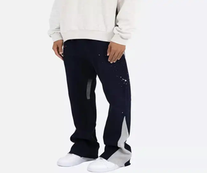 กางเกงวอร์มลำลองน้ำหนักเบาสีสันสดใสขายส่งสำหรับผู้ชายทรงปกติ - Product Image 3