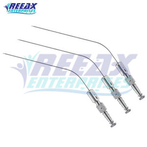 Tube d'aspiration en acier inoxydable pour neurochirurgie, logo personnalisé OEM, réutilisable, instruments chirurgicaux de haute qualité, Pakistan REEAX - Product Image 2