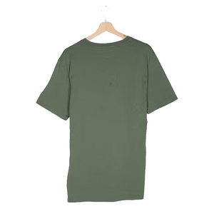Blanc 100% coton unisexe t-shirts en gros col rond hommes T-shirt de haute qualité à manches courtes T-shirt pour hommes - Product Image 5