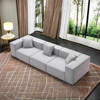 YY03 #   Canapé modulaire de luxe moderne à deux ou trois places, housse de canapé en tissu à compression sous vide, appartement, salon, hôtel