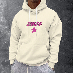 Chándal de invierno rosa personalizado de fabricante para hombre, conjunto de pantalones de chándal con capucha 3D con lavado ácido y cremallera bordada desgastada al sol - Product Image 3