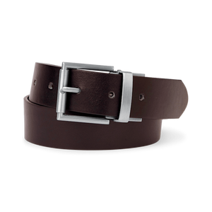 Cinturón de metal reversible para niños en color negro - Product Image 3