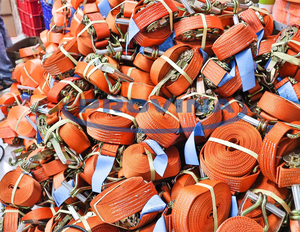 Sangle rétractable en polyester Provina Ready Sales 50 mm 5T avec boucle à cliquet en acier à crochet en J, résistance à la rupture de 5000 kg pour - Product Image 6