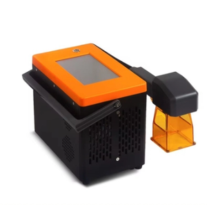 เครื่องทำเครื่องหมายเลเซอร์แบบพกพา20W 50W ระบบระบายความร้อนด้วยอากาศเครื่องแกะสลักโลหะเครื่องหมาย QR โค้ดอุปกรณ์การพิมพ์สัญลักษณ์ CN - Product Image 1