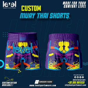 Shorts de MMA BJJ Sin Gi de Doble Capa con Forro de Compresión, Corte Alto con Abertura, Tejido Duradero, Suave y Transpirable - Product Image 5