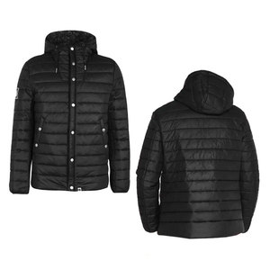 เสื้อแจ็คเก็ตขนเป็ดแบบลำลองของผู้ชายเสื้อโค้ทกันหนาวแขนยาวมีแผ่นปิดและซิปดีไซน์ตามสั่งแบบ2025 - Product Image 4