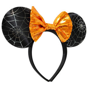 Orejas de Mickey y Minnie Mouse de Disney con diadema y lazo, accesorio para el cabello, licencia oficial H.E.R. Accesorios: Telaraña de Peluche - Product Image 4