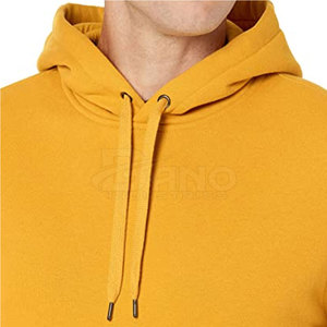 Sudaderas con capucha para hombre informales de alta calidad al por mayor OEM forro polar de color sólido transpirable otoño - Product Image 4