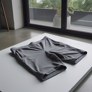 กางเกงขาสั้นรัดกล้ามเนื้อเอวยางยืดได้ไร้รอยต่อสำหรับผู้ชายชุดออกกำลังกาย - Product Image 3