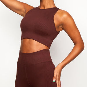 Soutien-gorge de sport de qualité supérieure à fort impact, dos croisé réglable, maintien total pour les grandes poitrines, sans rebondissement, ensemble de yoga, logo personnalisé OEM - Product Image 4