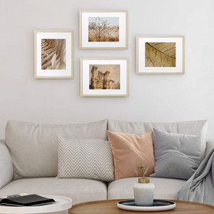 Cadre photo en bois MDF pour décoration murale à domicile, personnalisable - Product Image 1