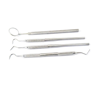 Kit de examen dental profesional 6 piezas de acero inoxidable Cuidado bucal Instrumentos dentales Instrumentos quirúrgicos - Product Image 5