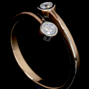 European and American Style 18K Gold CVD <b>Diamond</b> <b>Ring</b> Simple and Generous Fashion Female <b>Ring</b> with IGI Certificate - Product Image 4