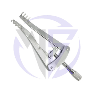 Rétracteur auto-retenant Alm 7 cm 2,75 4/4 dents émoussées Acier de qualité allemande Instrument chirurgical pour procédures délicates - Product Image 3