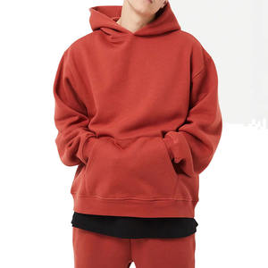 เสื้อฮู้ดทรงโอเวอร์ไซส์สำหรับผู้ชายเสื้อฮู้ดแฟชั่นมีลายพิมพ์ดีไซน์และปกเสื้อซับในงานตามสั่ง - Product Image 1
