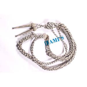 Aiguillette uniforme ceremonial de cordón de hombro dorado de buena calidad personalizado de fábrica a la venta - Product Image 6
