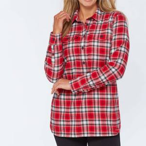 Chemise en flanelle à carreaux pour femme-Confortable, chaude et parfaite pour la superposition pendant les aventures en plein air d'automne et d'hiver - Product Image 5