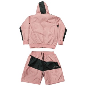 Chaqueta corta cortavientos transpirable de bajo precio, ropa de calle de nailon 100% poliéster, conjunto de chándal corto cortavientos para verano - Product Image 4