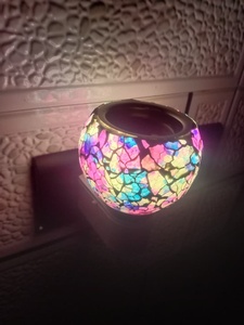 Modern Luxury Crystal Cut Mosaic Glass fragrance <b>lamp</b> for home decor - Product Image 3