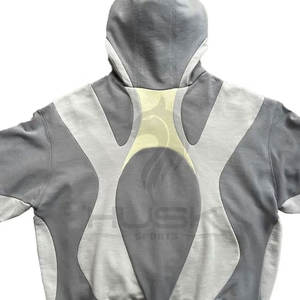 Vêtement à logo personnalisé pull à capuche pour hommes coupe de haute qualité coton éponge français sweat à capuche de couleur assortie pour hommes - Product Image 4