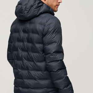 Chaqueta de Invierno Personalizada para Hombre 2025, Gruesa, Impermeable, Transpirable, con Cierre de Cremallera, Talla Grande, Cuello Alto - Product Image 4