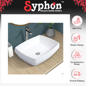 Lavabo de table en céramique de qualité supérieure au design attrayant, OEM acceptable, disponible à la vente en gros - Product Image 2