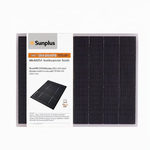 Panel Solar Monocristalino Bifacial de Media Celda Sunplus SR4-54HPB 395W Negro - Product Image 2