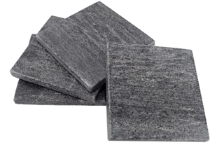 Escultura Moderna de Mármol Gris Pulido, Hecha a Mano, Imitación Antigua, 4 Piezas, HANDICRAFTS INN India - Product Image 2