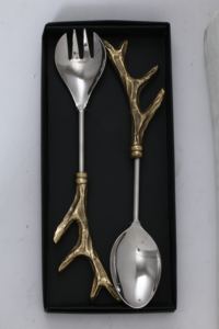 Ensemble de couverts royaux de meilleure qualité Ensemble de couverts à finition argentée en acier inoxydable pour cadeaux de la plus haute qualité - Product Image 6