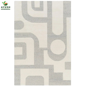 Alfombras de Lana para Interiores de Diseño, Alfombras de Lana Hechas a Mano para Sala de Estar y Dormitorio - Product Image 2