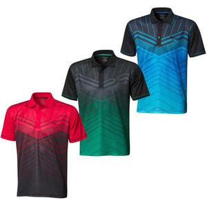 Nouveau logo personnalisé hommes polo de golf t-shirt affaires séchage rapide polo vêtements chemises en gros - Product Image 4