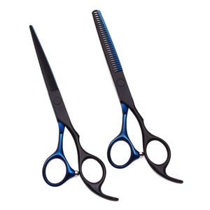 Kit de tijeras de peluquero de acero inoxidable de 6 pulgadas profesional al por mayor tijeras de belleza de alta calidad con mango de cerámica punta afilada - Product Image 5