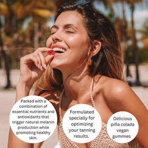 Gummies vitaminées Bear pour adultes : Soutien au bronzage, stimulant du système immunitaire avec bêta-carotène, cuivre, lycopène, sélénium, <span class=keywords><strong>zinc</strong></span> - Product Image 2