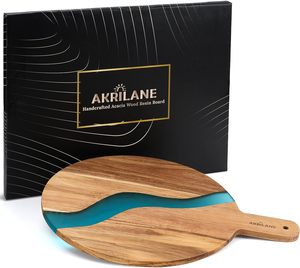 Nouveau design Planche à fromage en bois et résine de style classique Nouvelle production Maison et ustensiles de cuisine Fête d'anniversaire utilisée Nouveau style personnalisé - Product Image 5