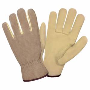 Guantes de Seguridad de Piel de Vacuno de Primera Calidad, Grano Liso, con Puño de Seguridad, Excelente Resistencia al Calor, Durabilidad, Reflectantes - Product Image 1