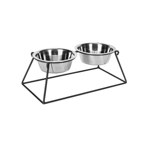 Tazón de comida para perros de metal personalizado, tazón de alimentación doméstico con base de hierro, proveedor al por mayor - Product Image 4