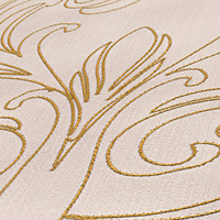 Paneles de Papel Tapiz de Tela No Tejida de Primera Calidad, Color Morado Dorado Damasco, Exclusivos de Alemania, Insonorizantes, Modernos, para Dormitorio, Hotel, Sala de Estar