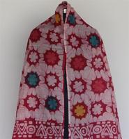 Pareo de una Pieza Ligero y Ecológico, Estampado a Mano con Múltiples Diseños, Ropa de Playa, Venta Caliente