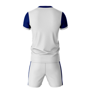 Compétition jouer entraînement bloc de couleur dernière conception hommes porter à manches courtes bleu vert couleur jeu de sport uniformes de rugby - Product Image 5