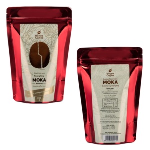 Granos de café Arábica MOKA tostados Premium de 200g de alta calidad de Ban Me Gold Co Ltd Hecho en Vietnam Bebida - Product Image 3